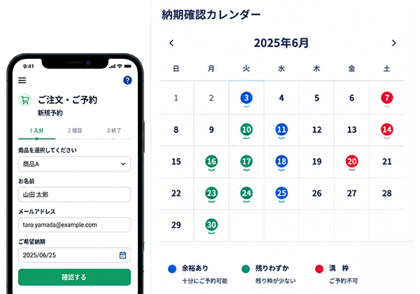 スマホ・PCどちらでも管理が可能。